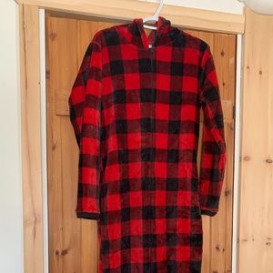 FREE WITH PURCHASE Onesie plaid pajamas
